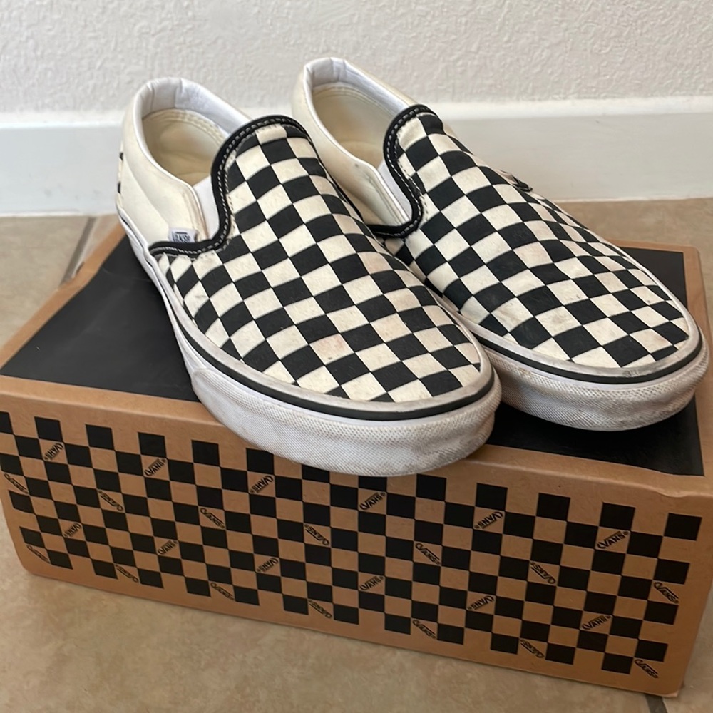 Checkered Vans